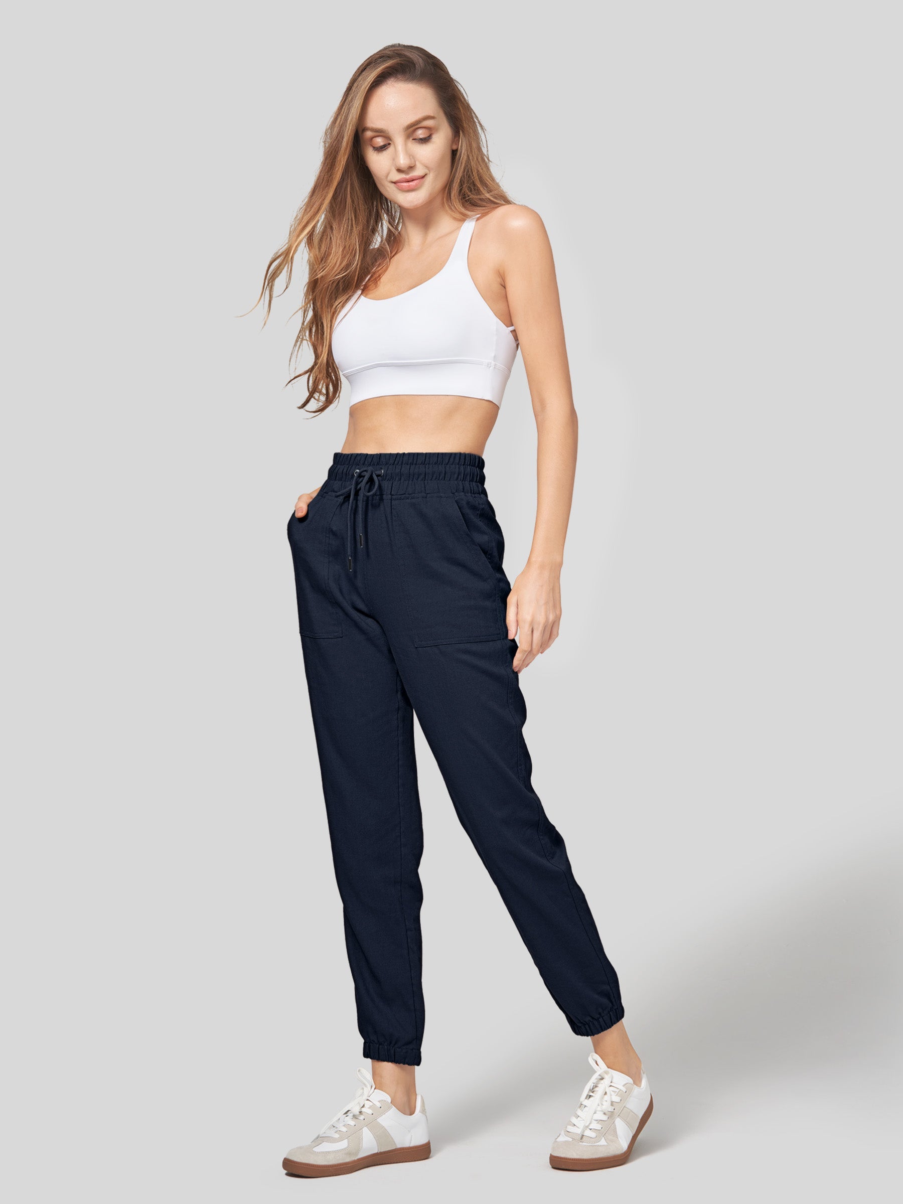 Women's Cotton Linen Joggers