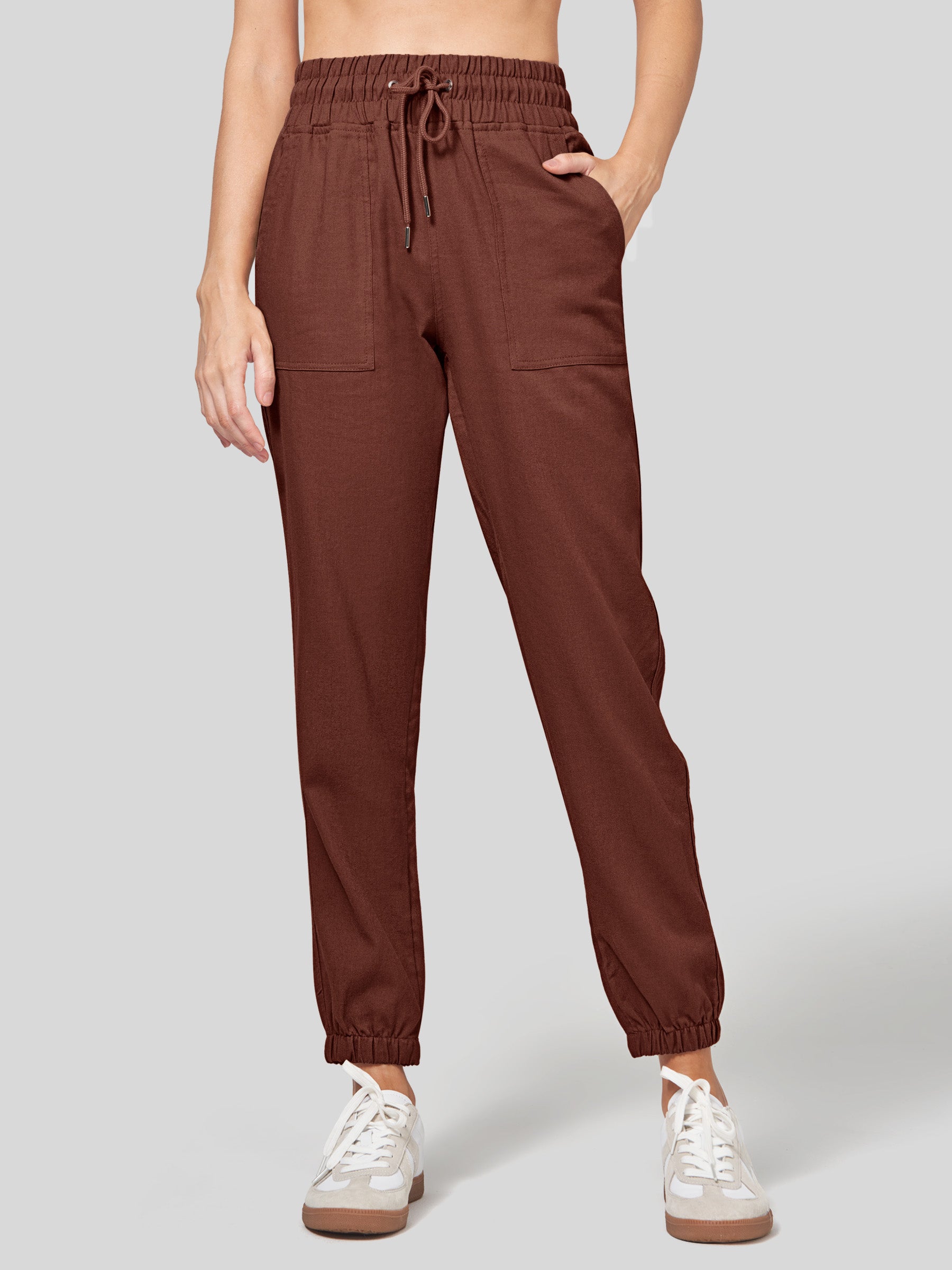 Women's Cotton Linen Joggers