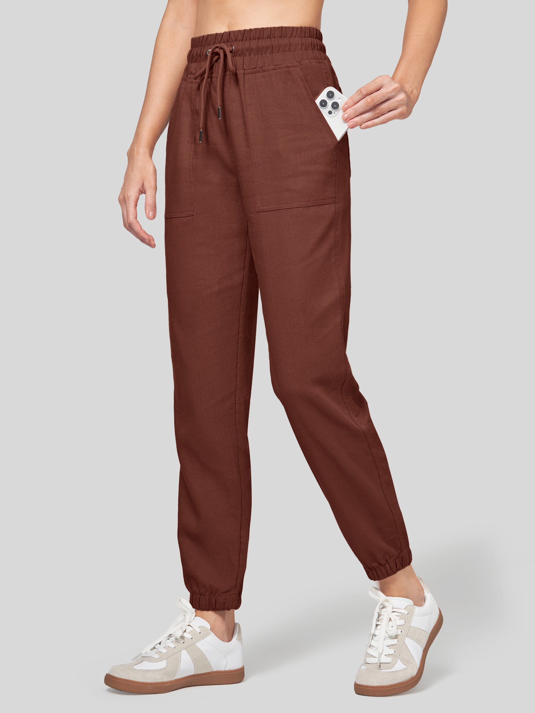 Women's Cotton Linen Joggers