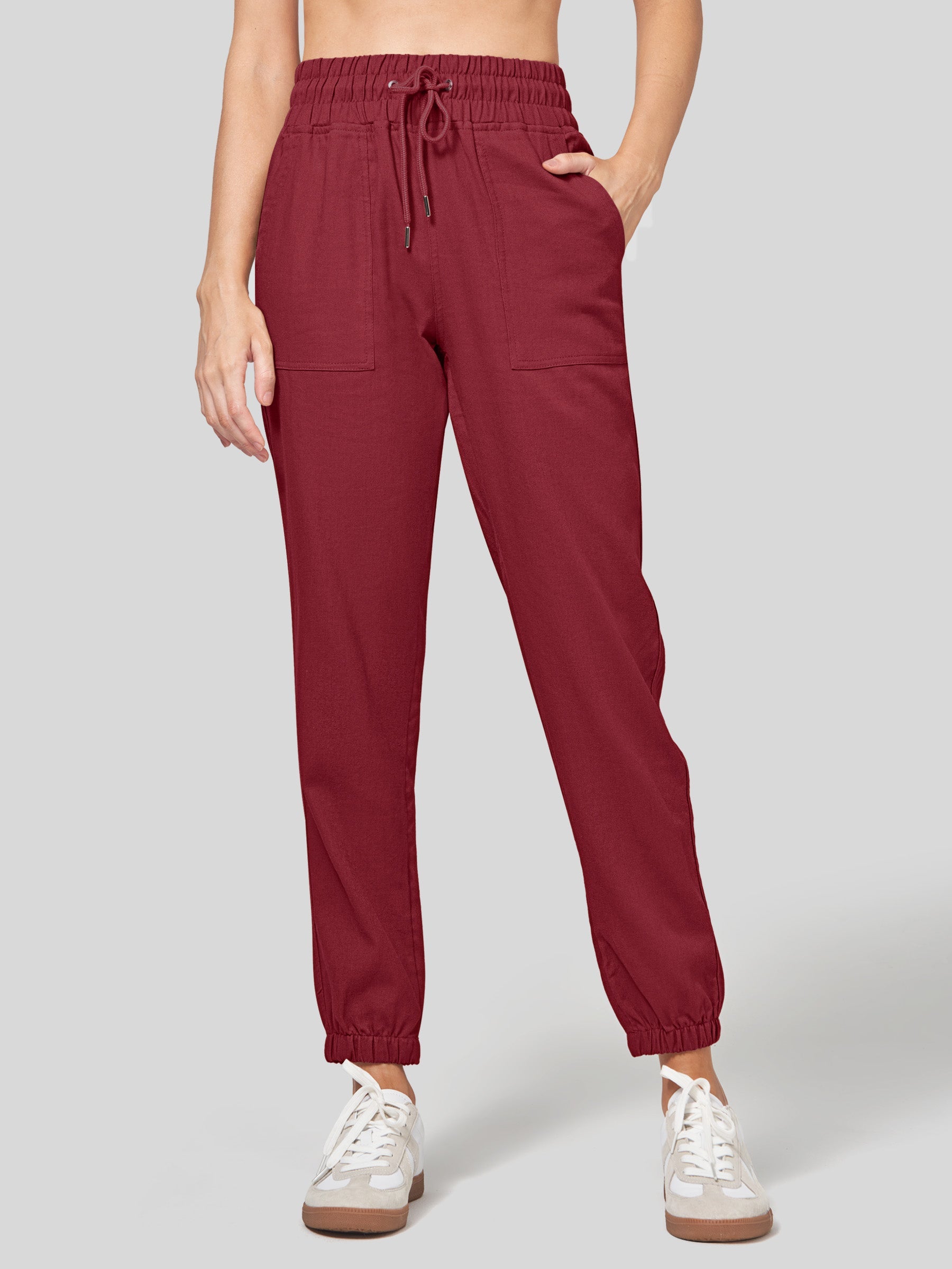 Women's Cotton Linen Joggers