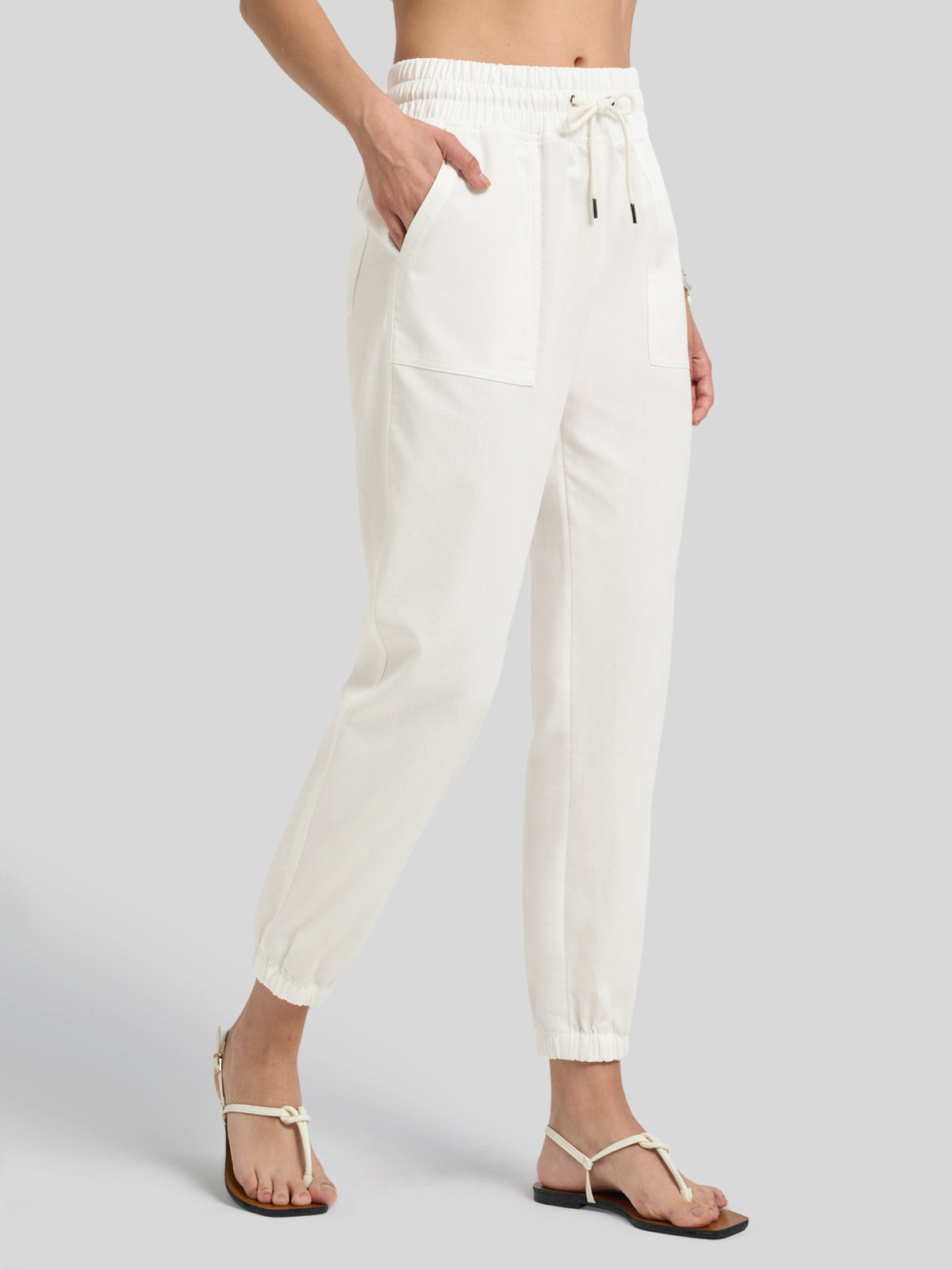 Women's Cotton Linen Joggers