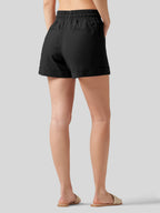 Women's Cotton Linen Easy Shorts 4 Inch