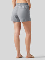 Women's Cotton Linen Easy Shorts 4 Inch