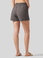 Women's Cotton Linen Easy Shorts 4 Inch