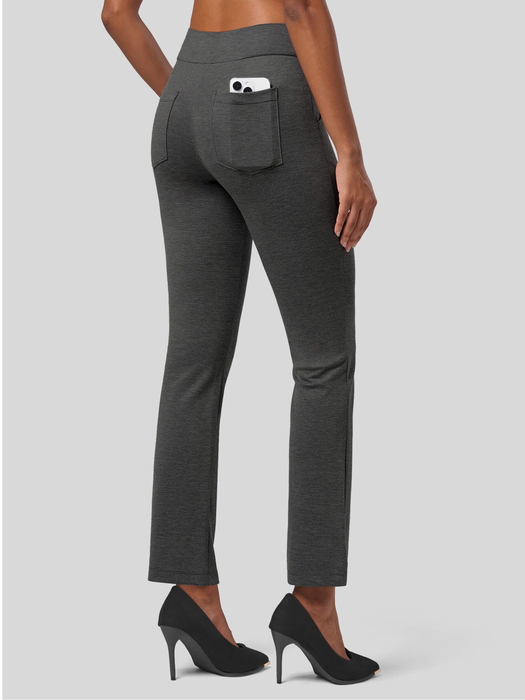 Women's Cropped Yoga Dress Pants