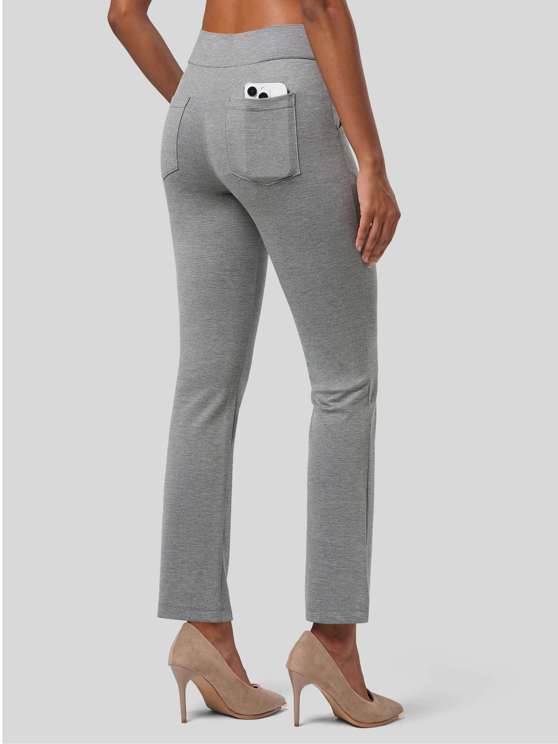 Women's Cropped Yoga Dress Pants