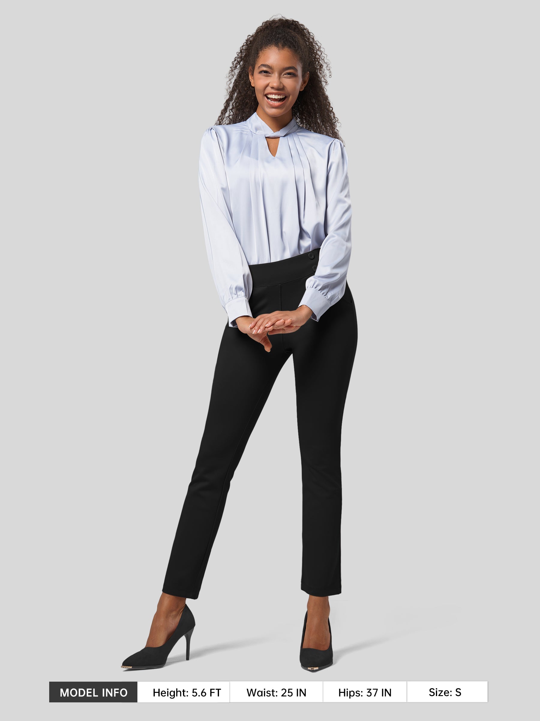 Women's Cropped Yoga Dress Pants