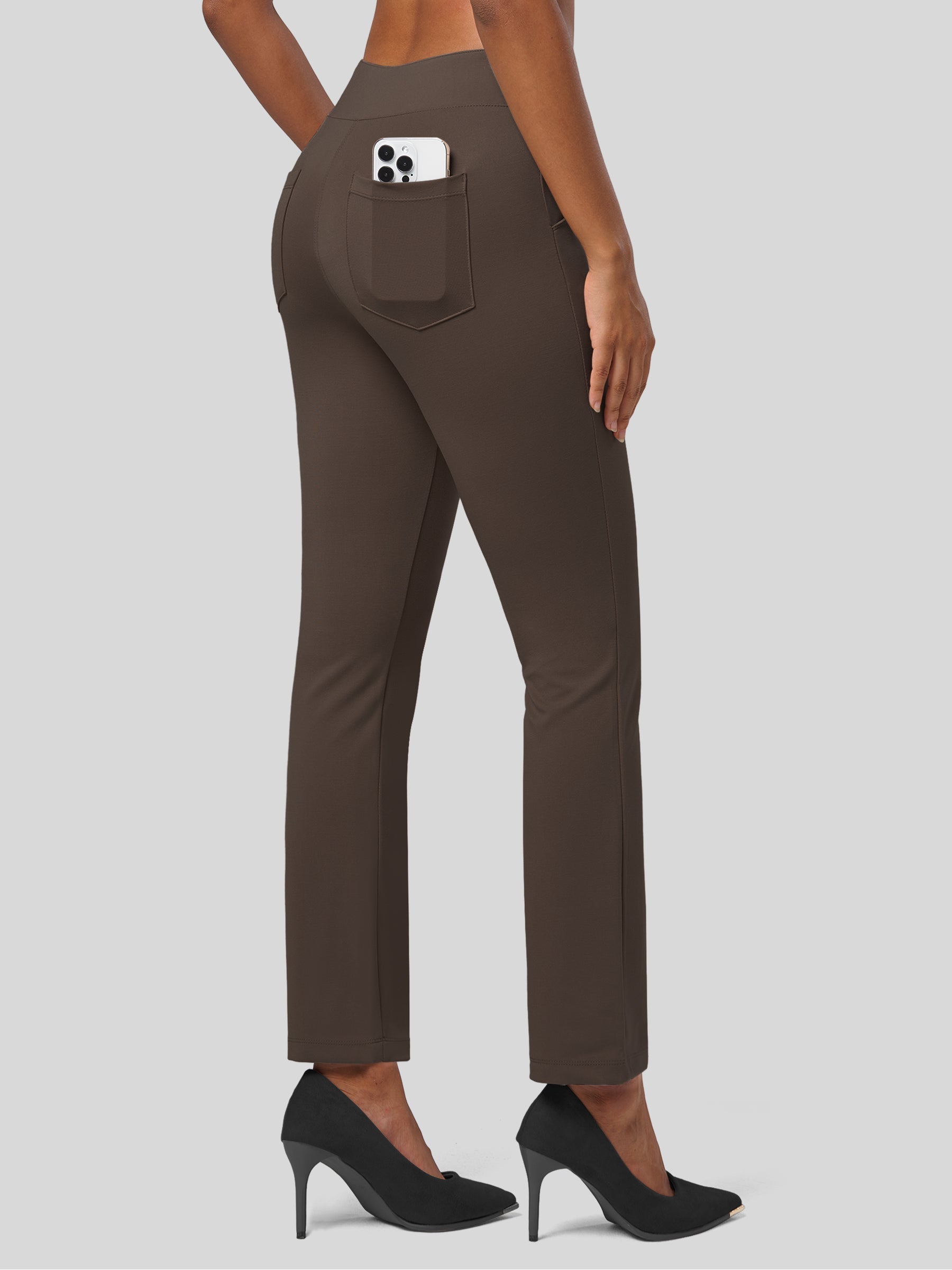 Women's Cropped Yoga Dress Pants