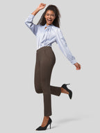 Women's Cropped Yoga Dress Pants