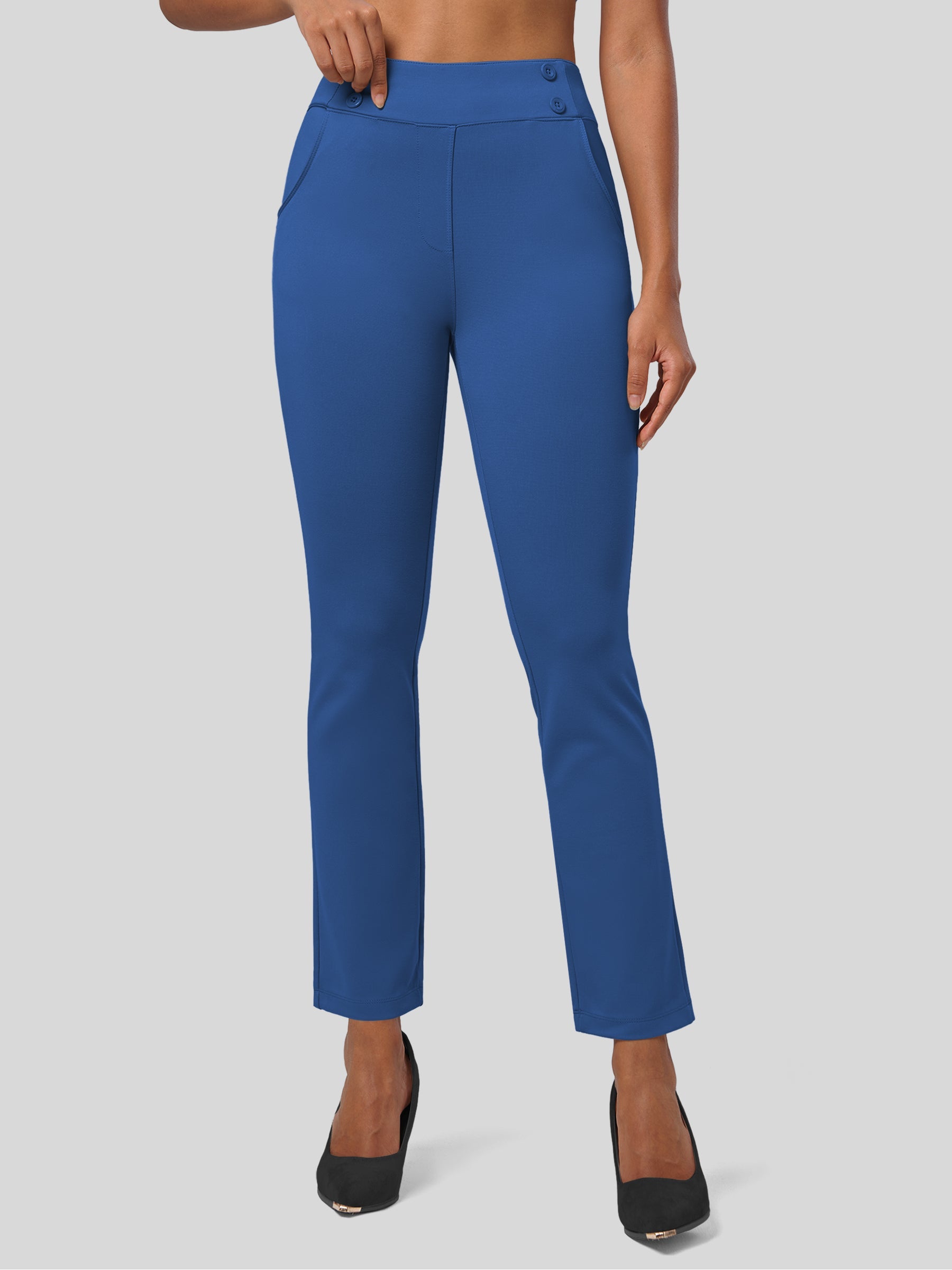 Women's Cropped Yoga Dress Pants