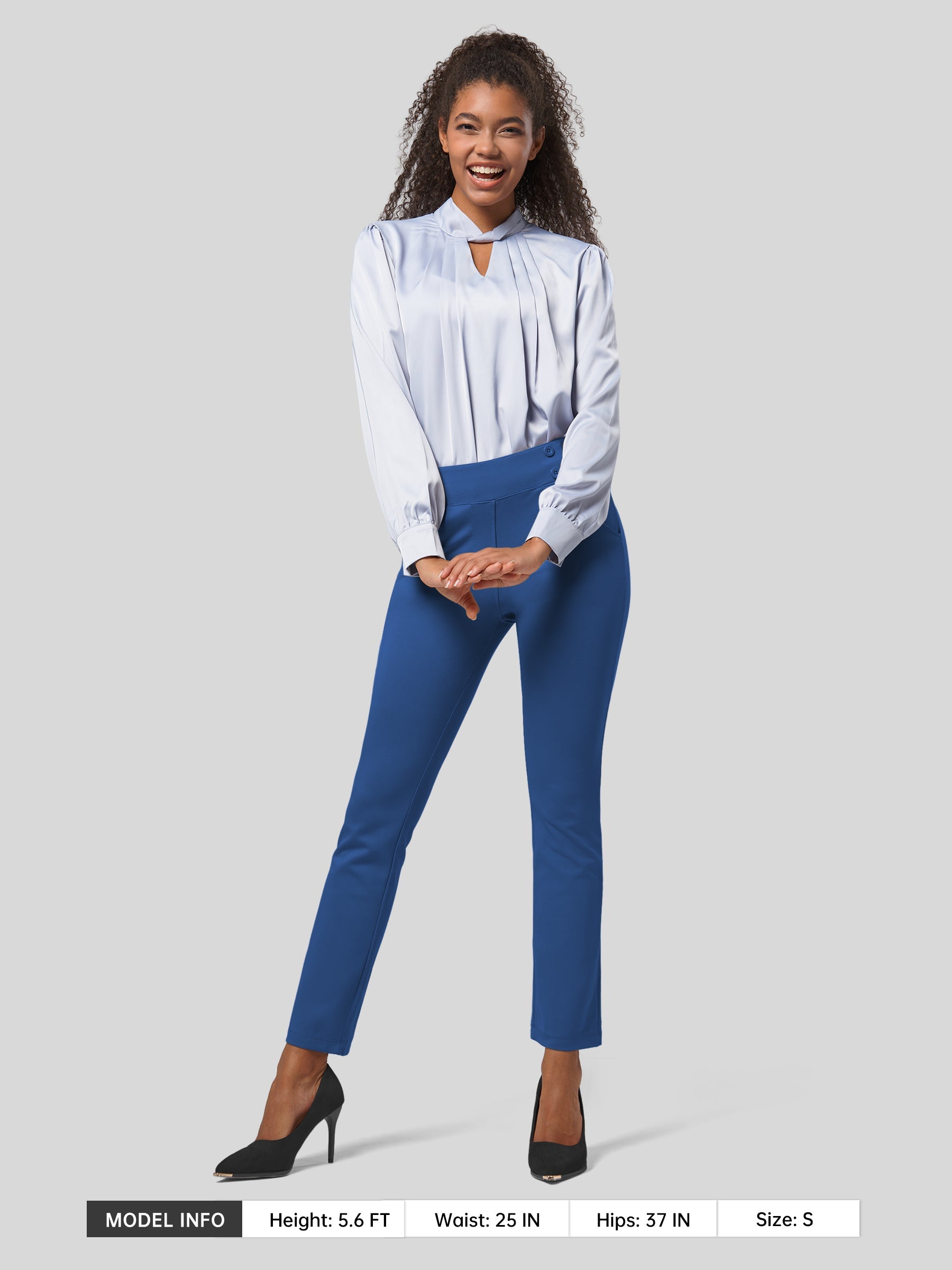 Women's Cropped Yoga Dress Pants