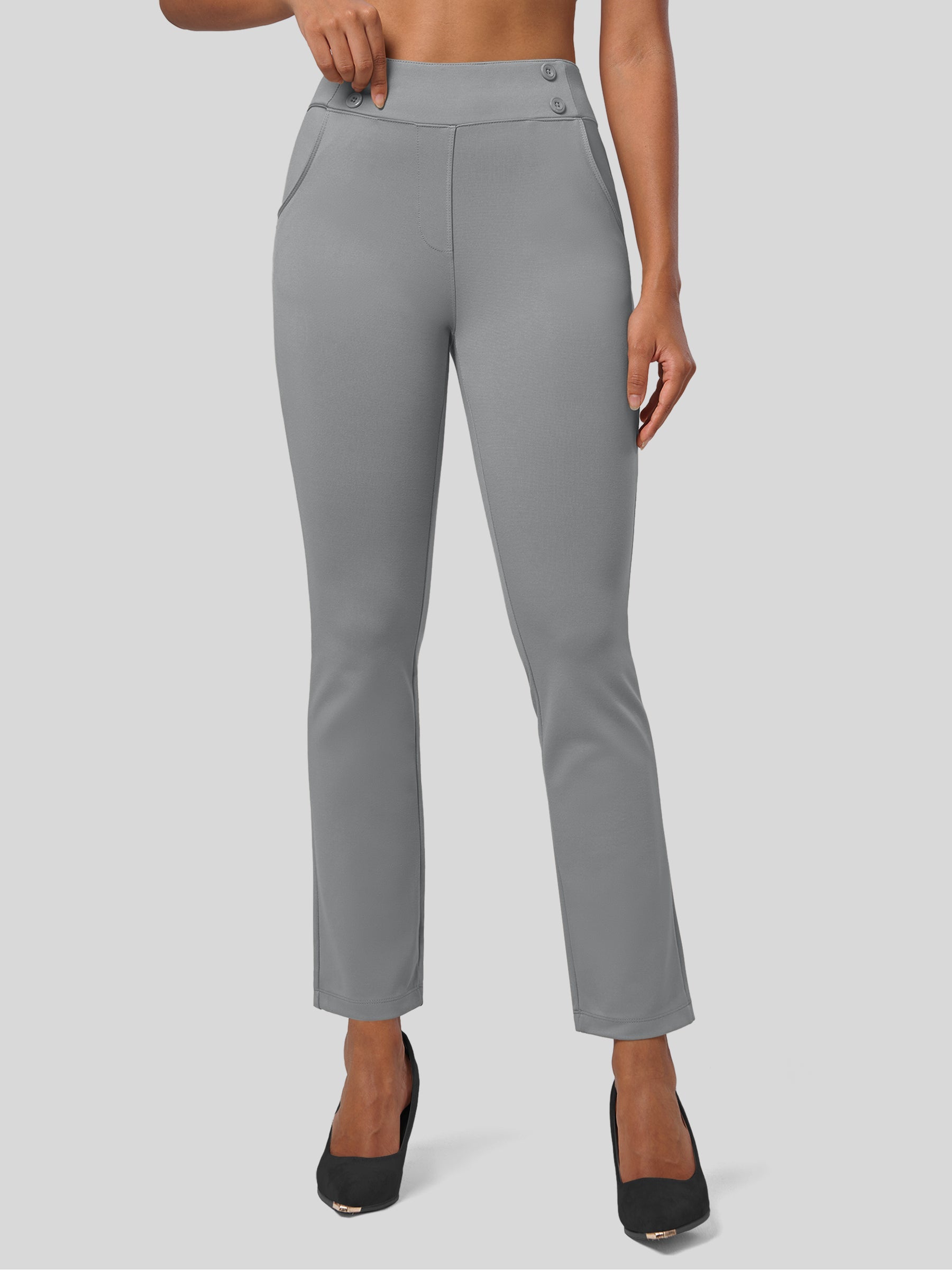 Women's Cropped Yoga Dress Pants