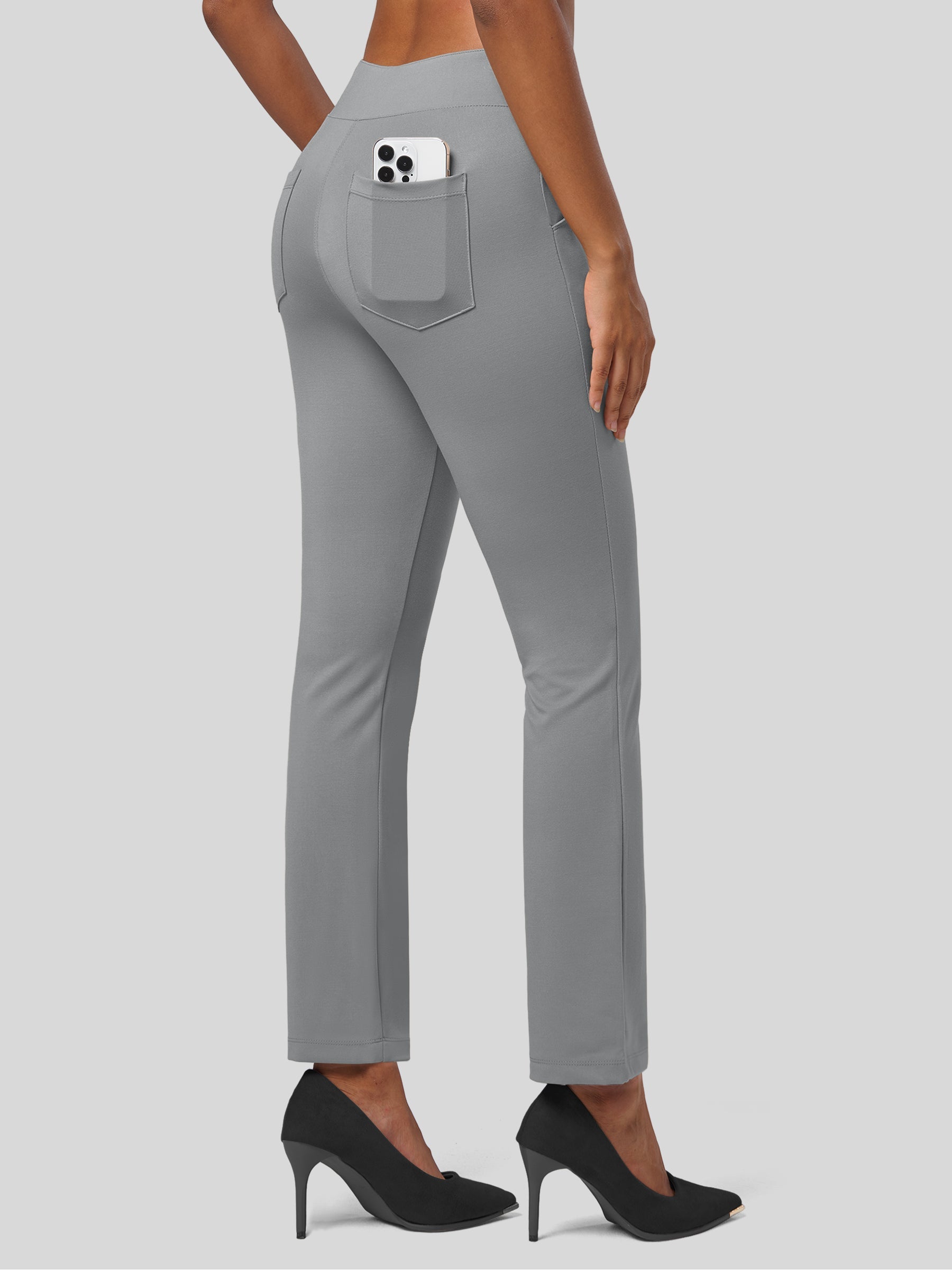 Women's Cropped Yoga Dress Pants