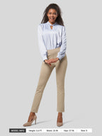 Women's Cropped Yoga Dress Pants