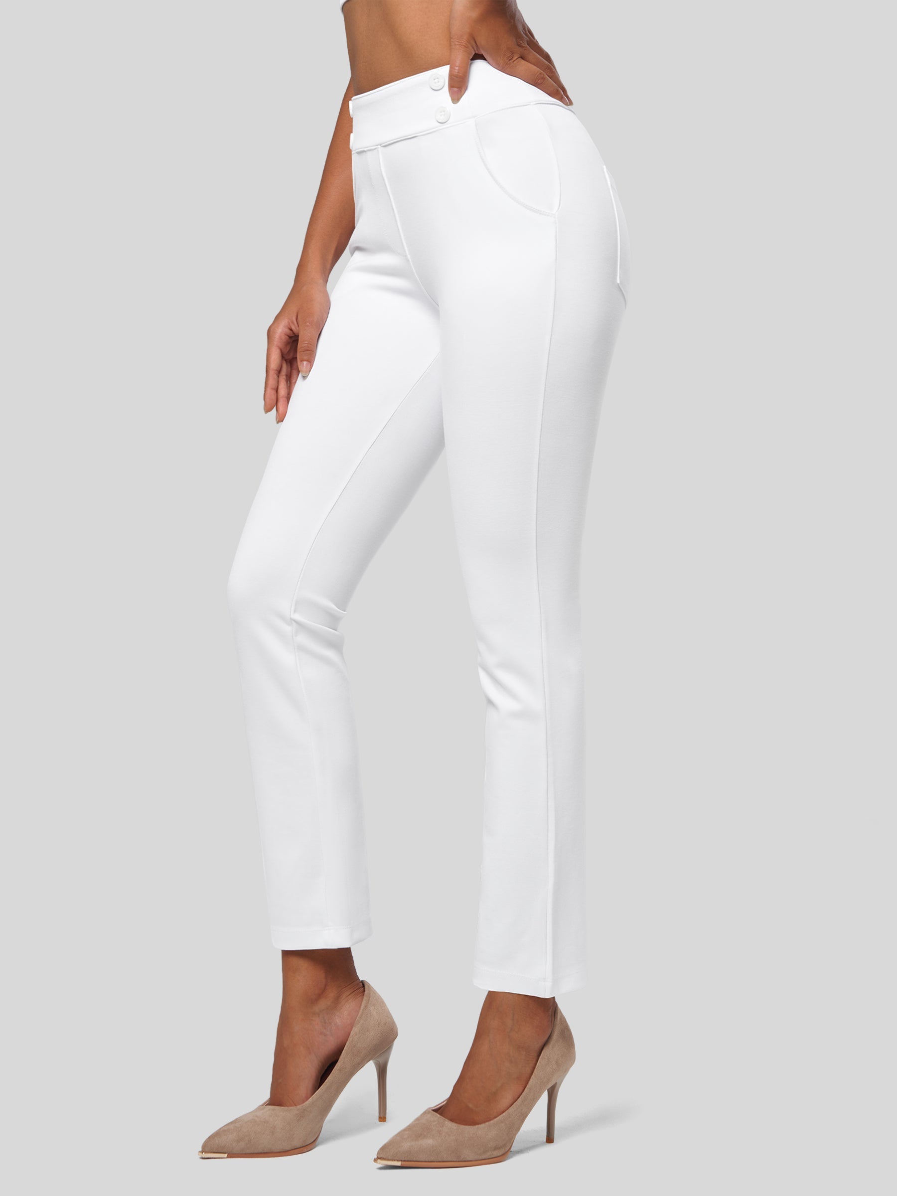 Women's Cropped Yoga Dress Pants