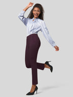Women's Cropped Yoga Dress Pants