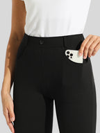 Women's Straight Leg Yoga Dress Pants Petite