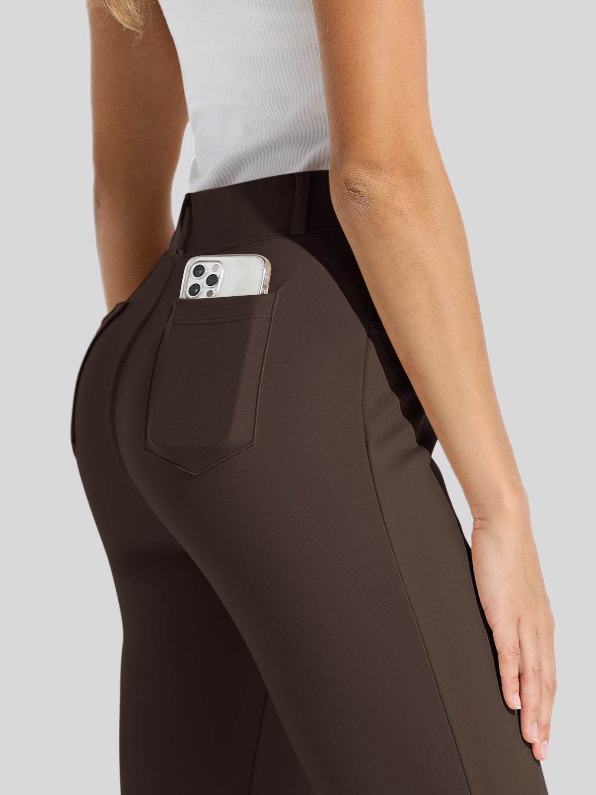 Women's Straight Leg Yoga Dress Pants