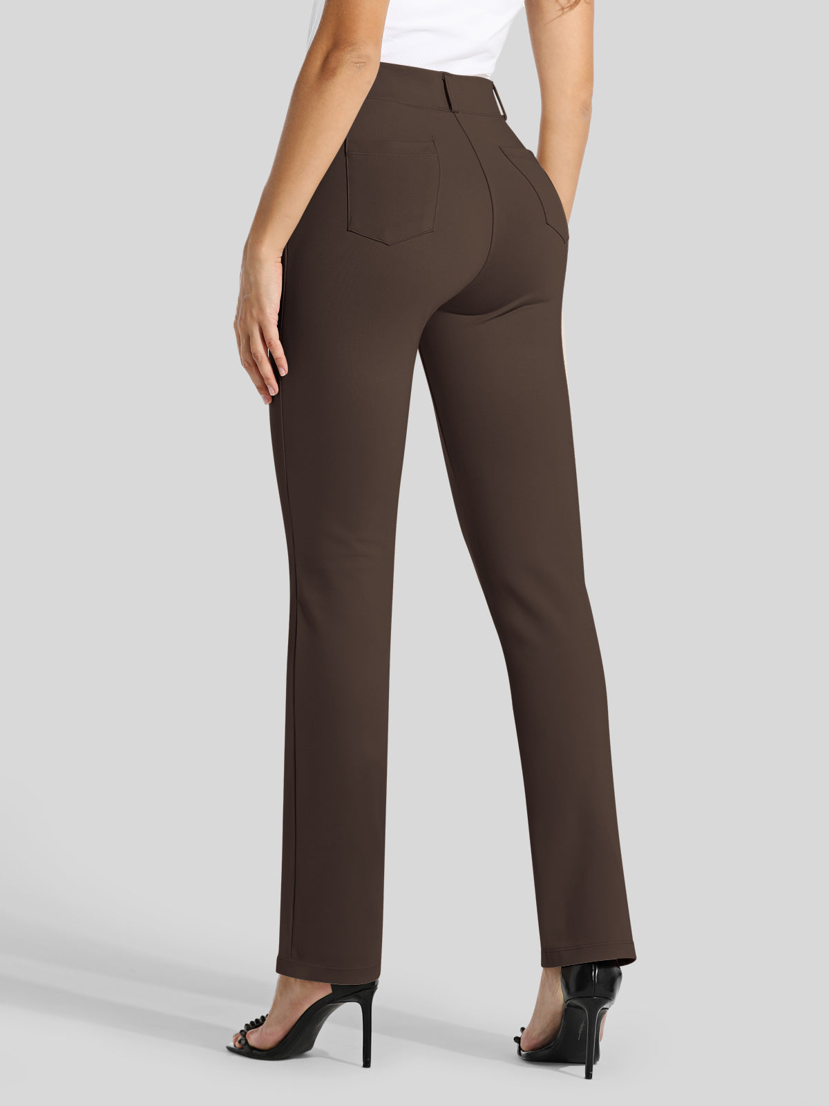 Women's Straight Leg Yoga Dress Pants
