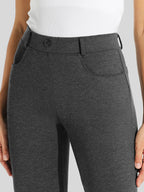 Women's Straight Leg Yoga Dress Pants Petite