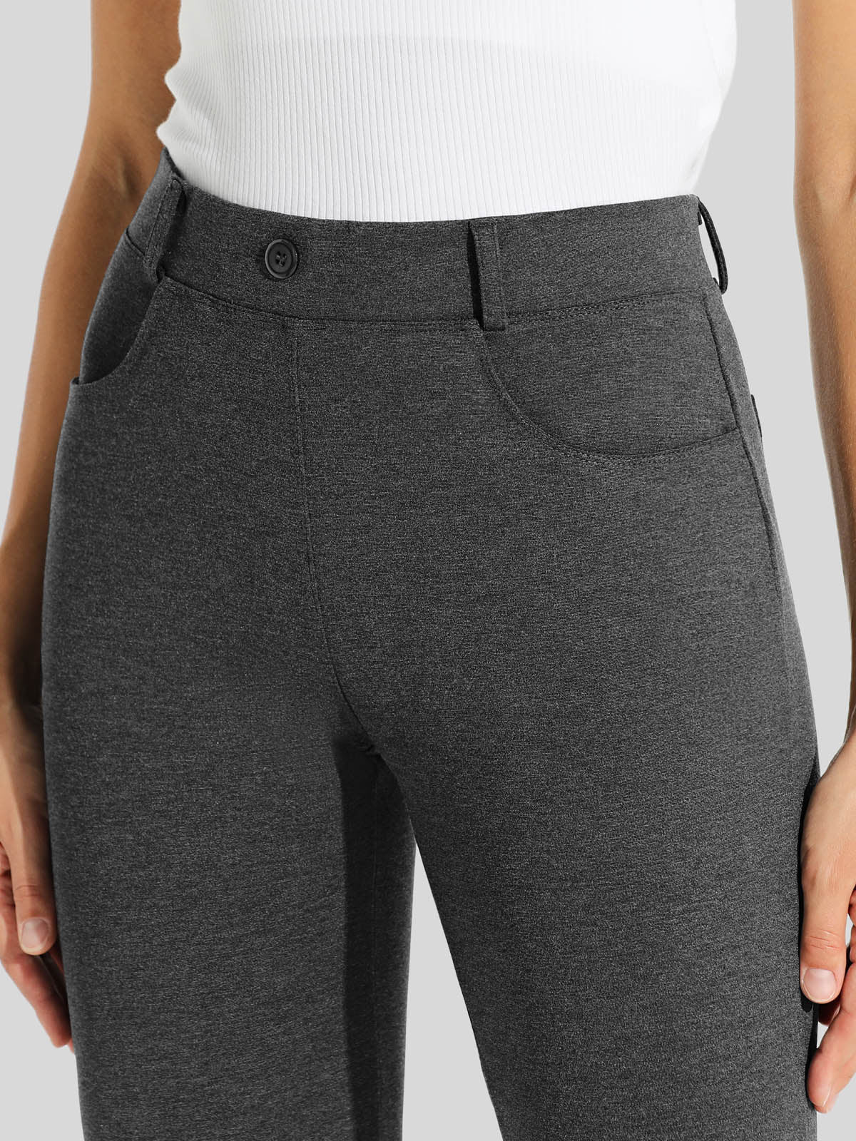 Women's Straight Leg Yoga Dress Pants
