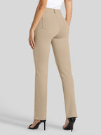 Women's Straight Leg Yoga Dress Pants