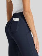 Women's Straight Leg Yoga Dress Pants Petite