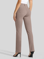 Women's Straight Leg Yoga Dress Pants