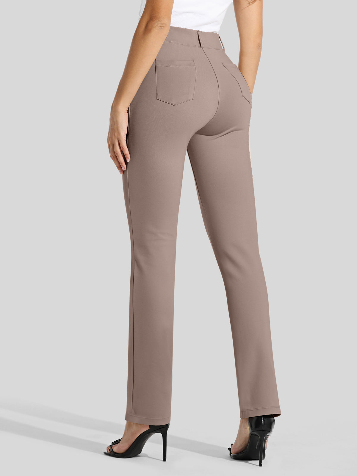 Women's Straight Leg Yoga Dress Pants