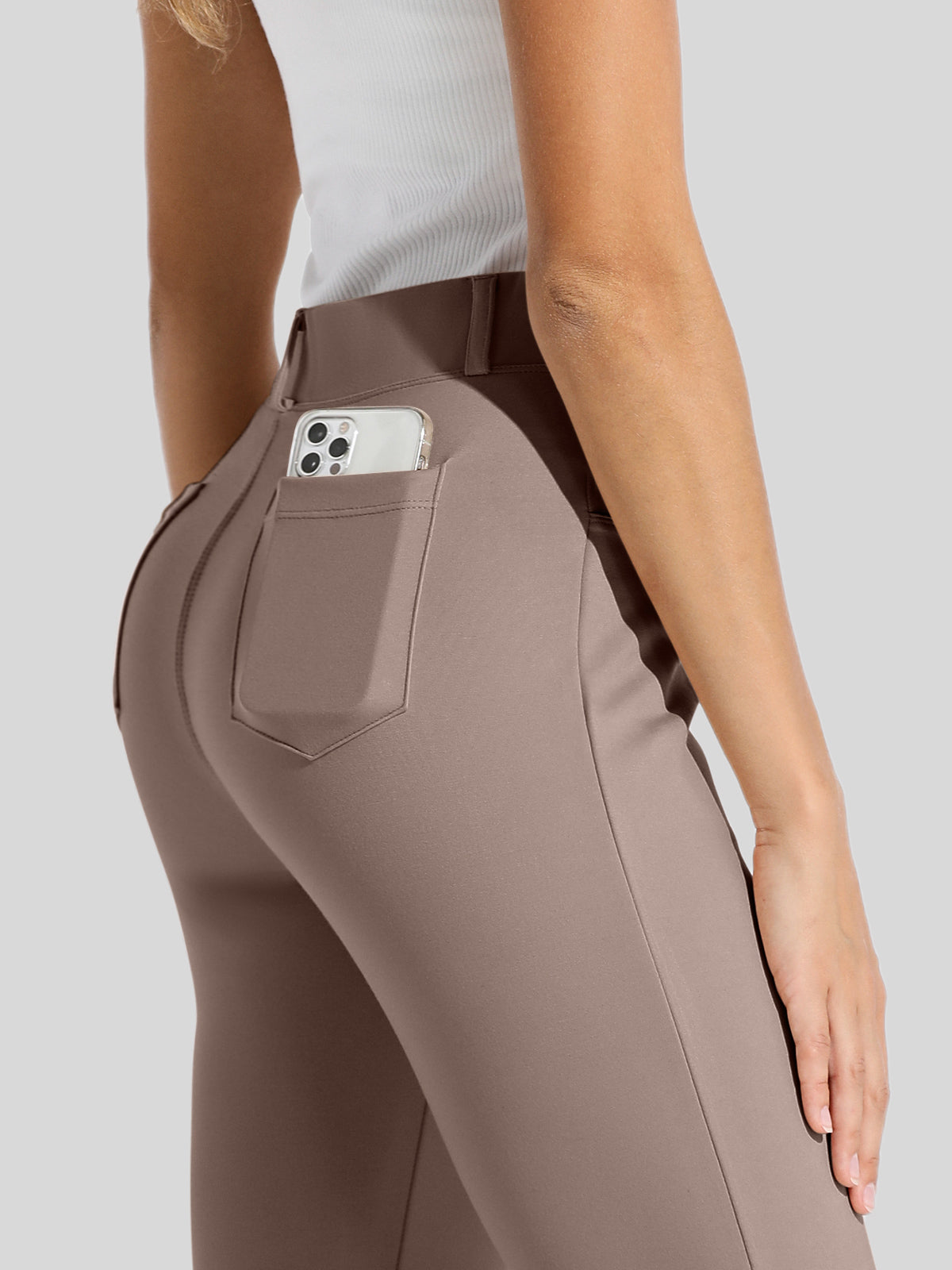 Women's Straight Leg Yoga Dress Pants