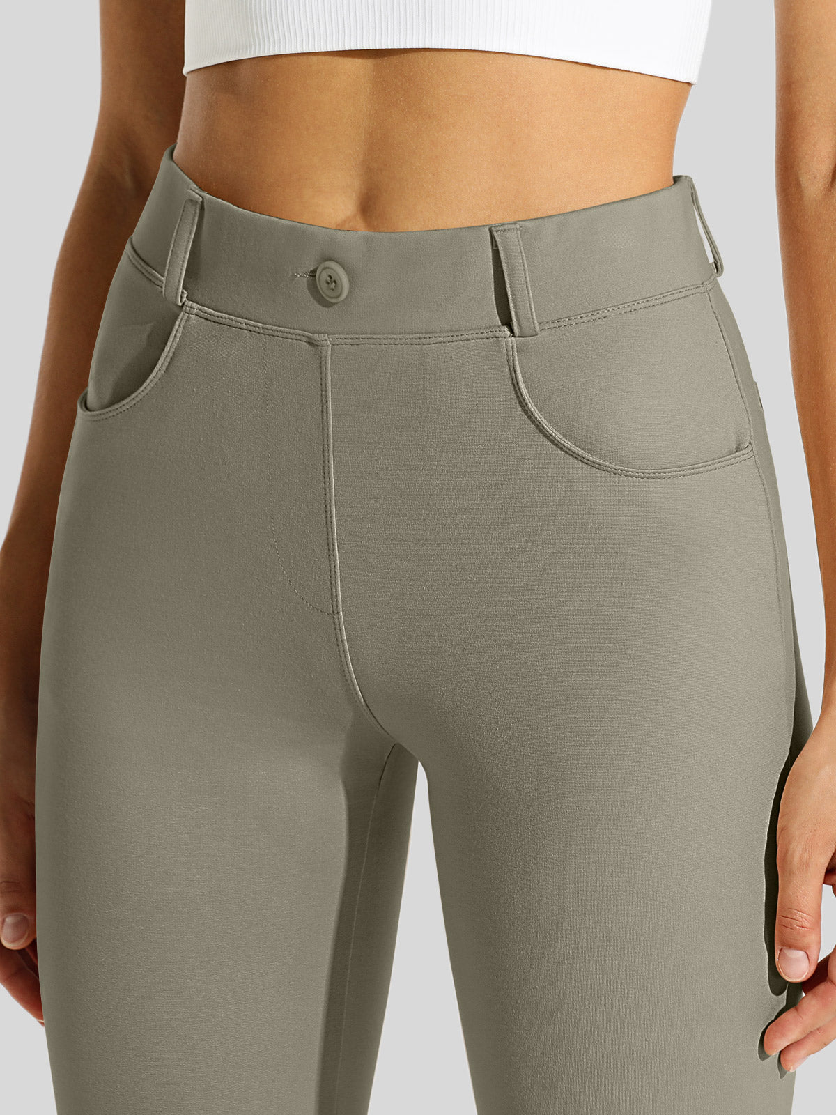 Women's Straight Leg Yoga Dress Pants