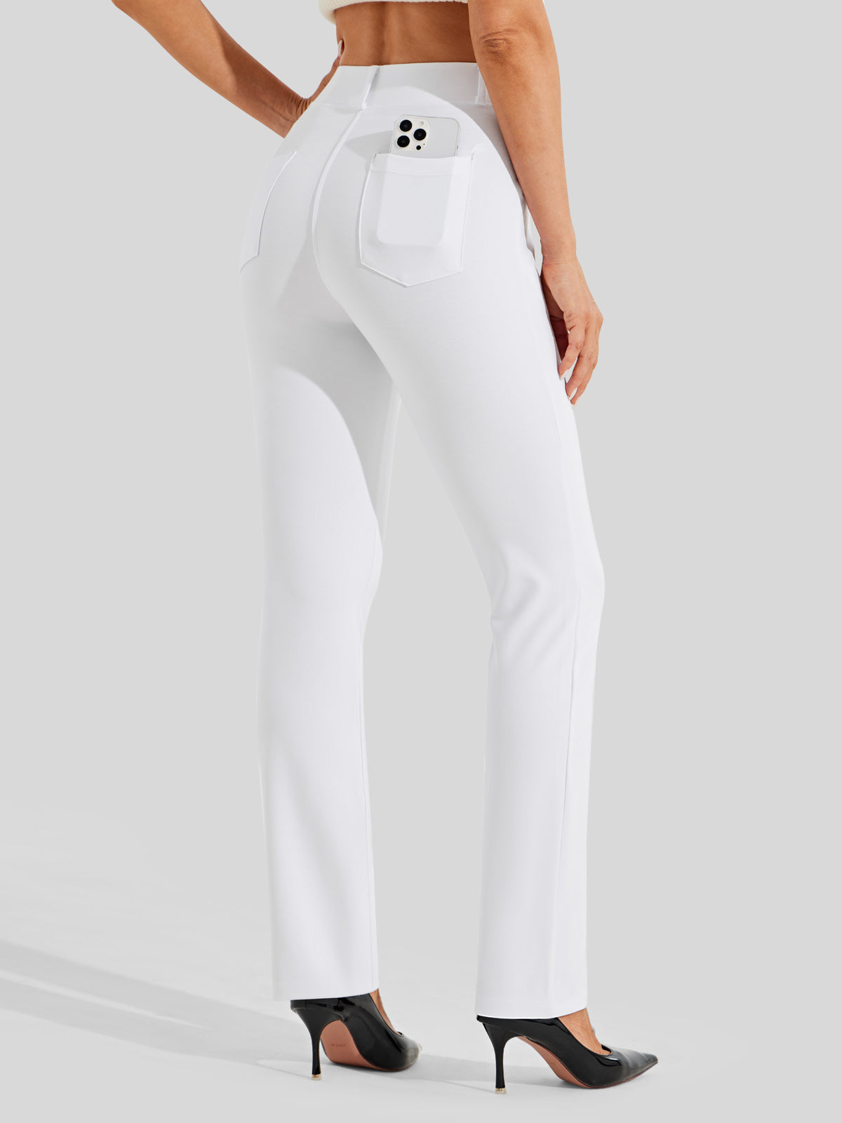 Women's Straight Leg Yoga Dress Pants