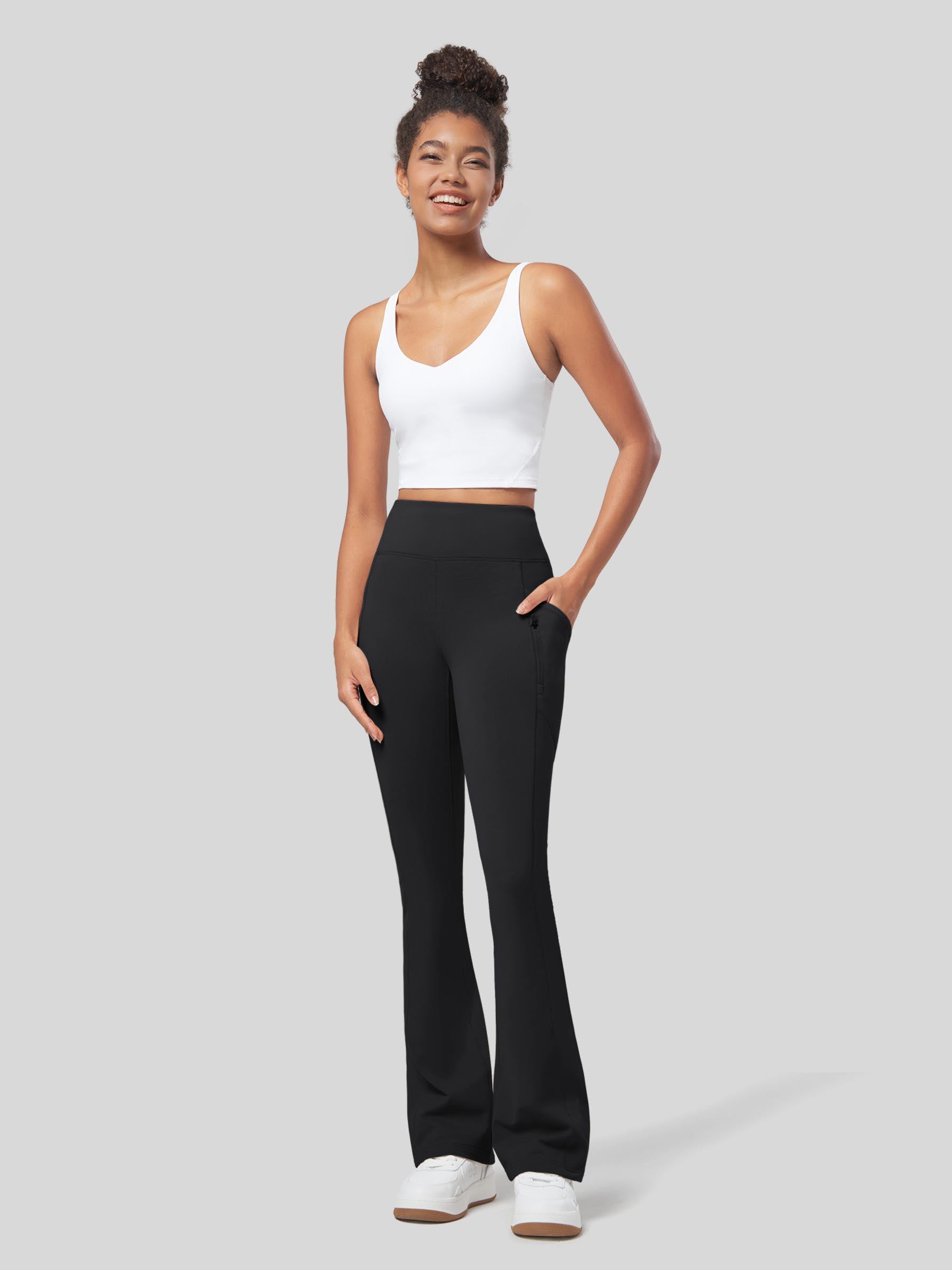 Women's Fleece Bootcut Yoga Pants