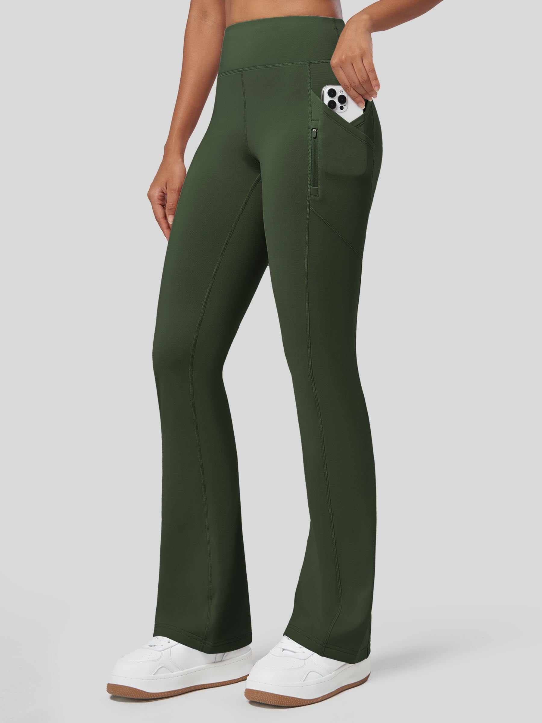 Women's Fleece Bootcut Yoga Pants