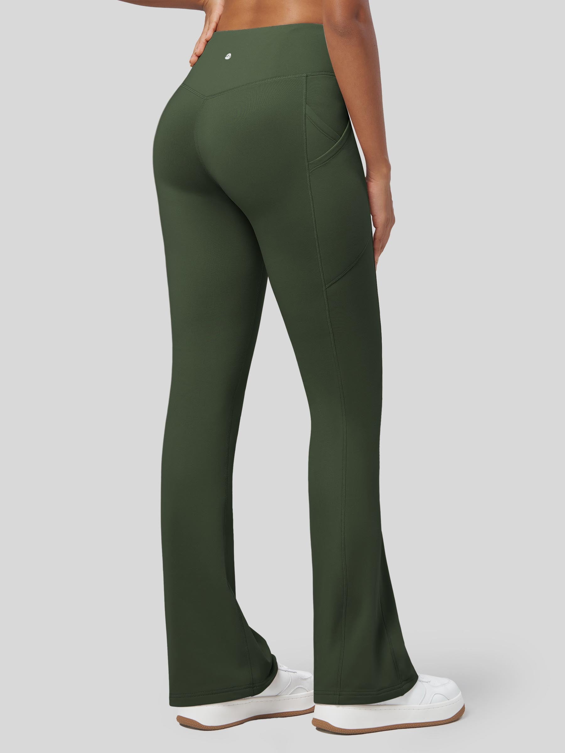 Women's Fleece Bootcut Yoga Pants