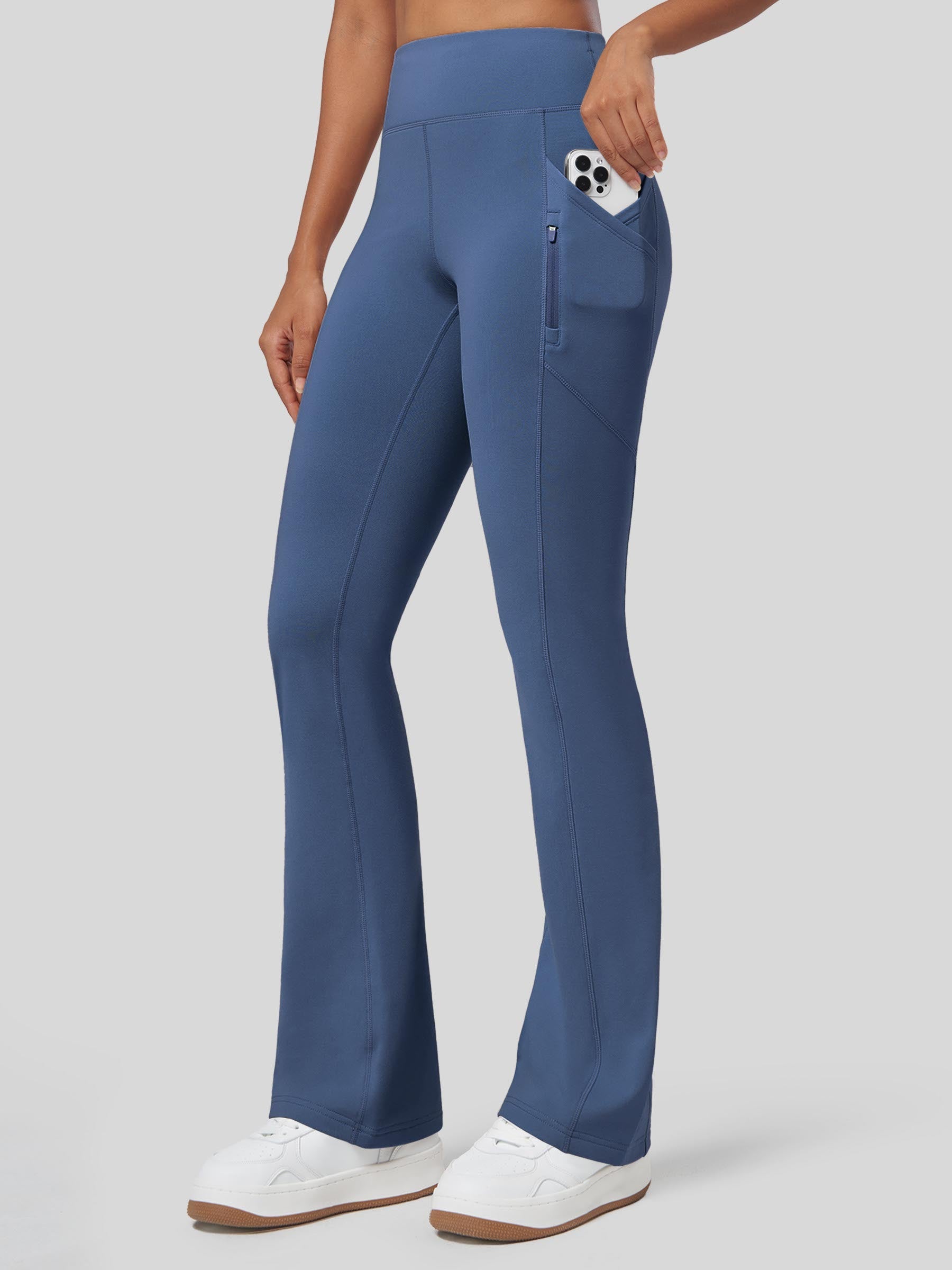 Women's Fleece Bootcut Yoga Pants