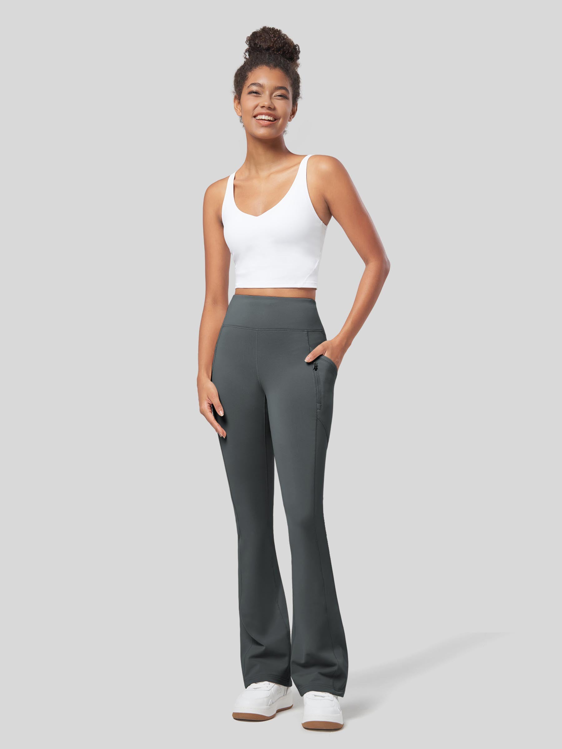 Women's Fleece Bootcut Yoga Pants