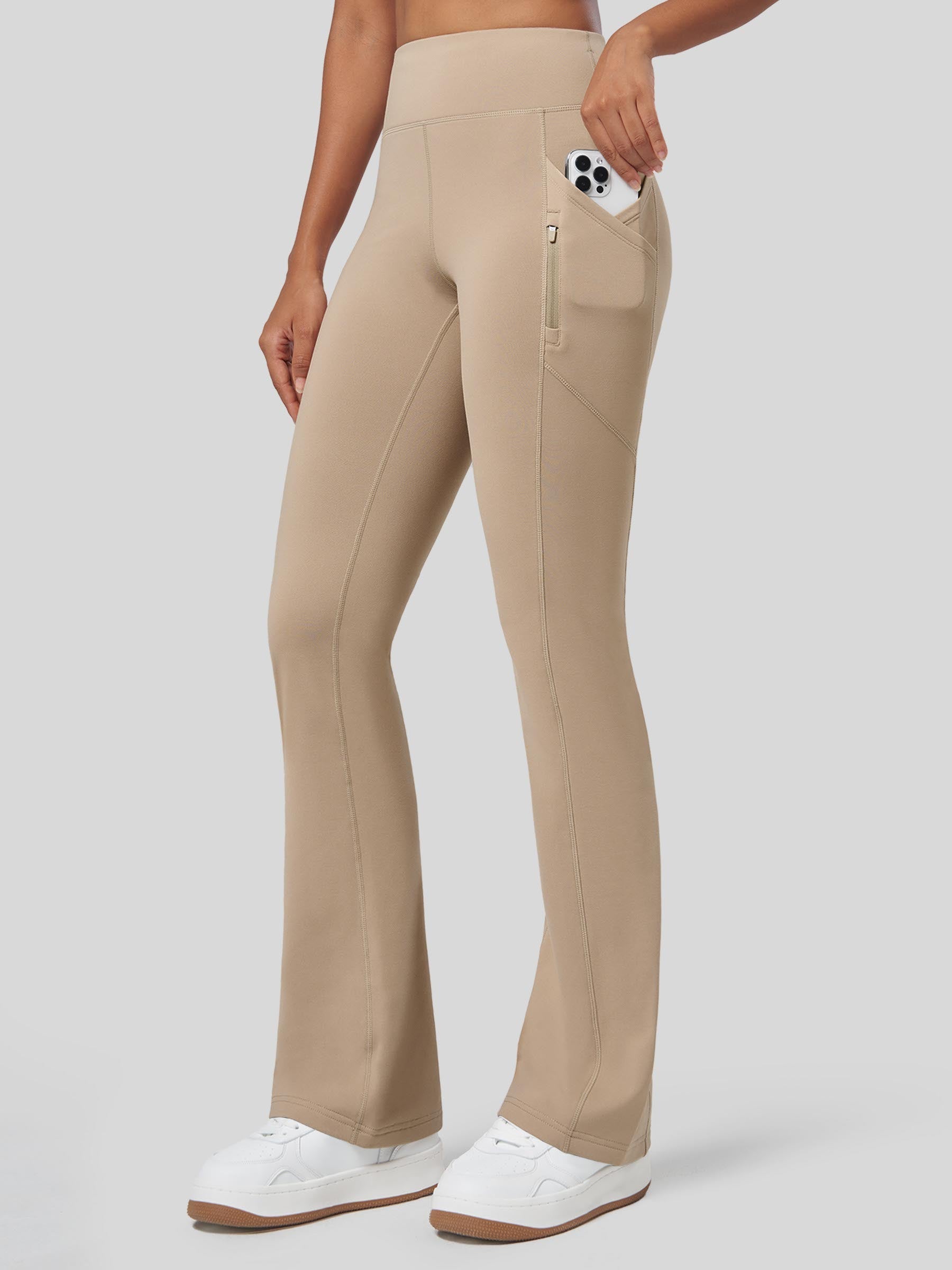 Women's Fleece Bootcut Yoga Pants