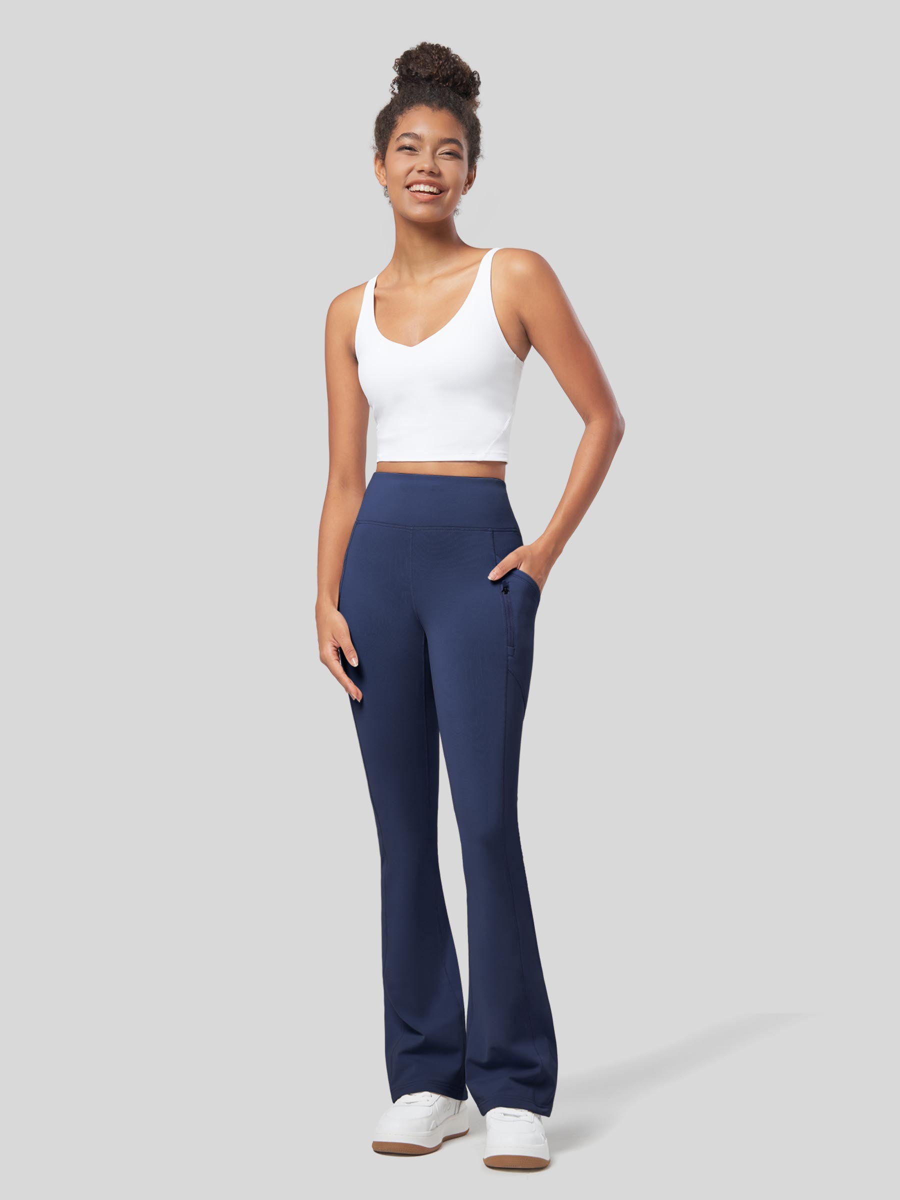 Women's Fleece Bootcut Yoga Pants