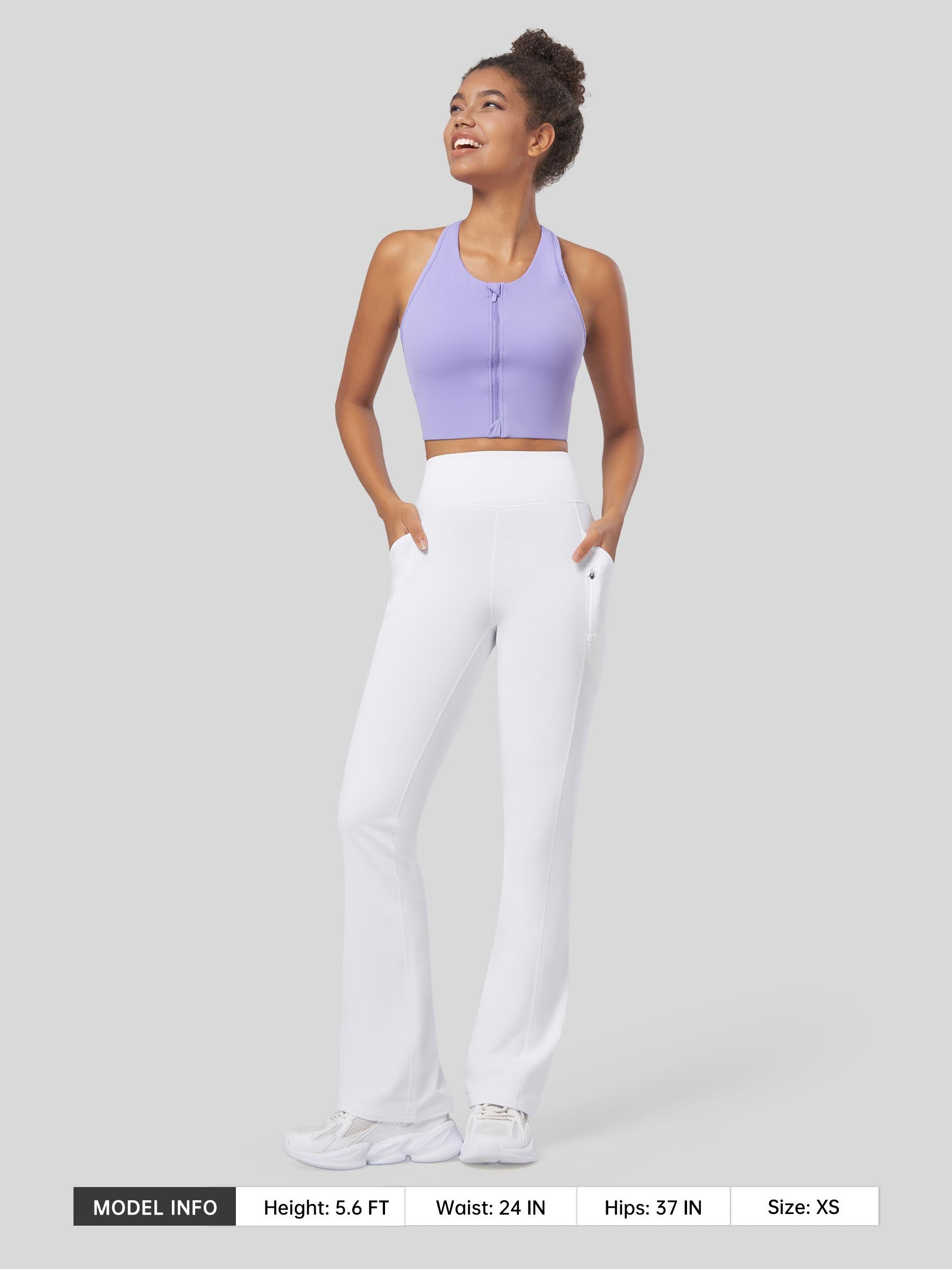 Women's Fleece Bootcut Yoga Pants