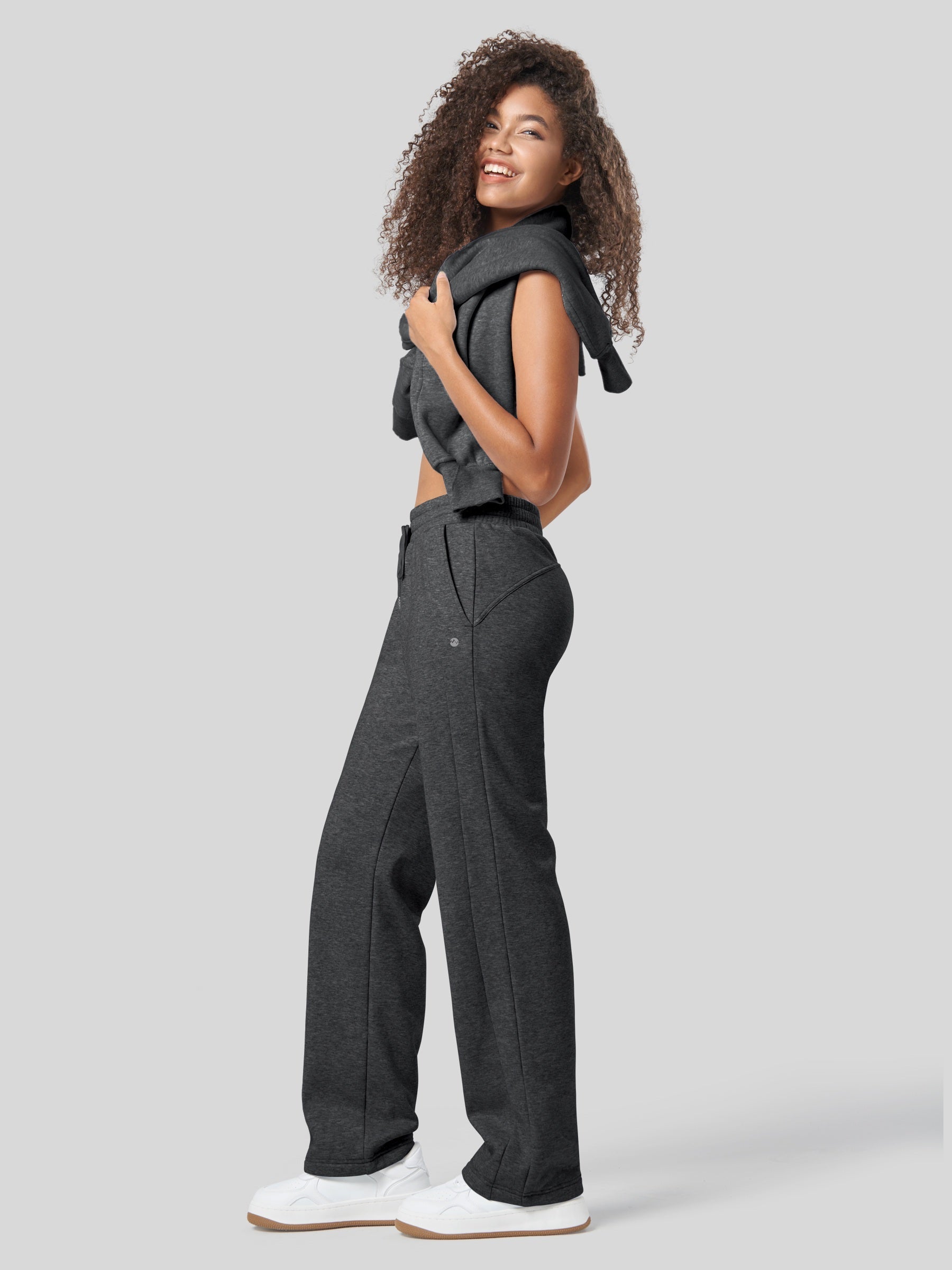 Women's Fleece Straight Leg Sweatpants