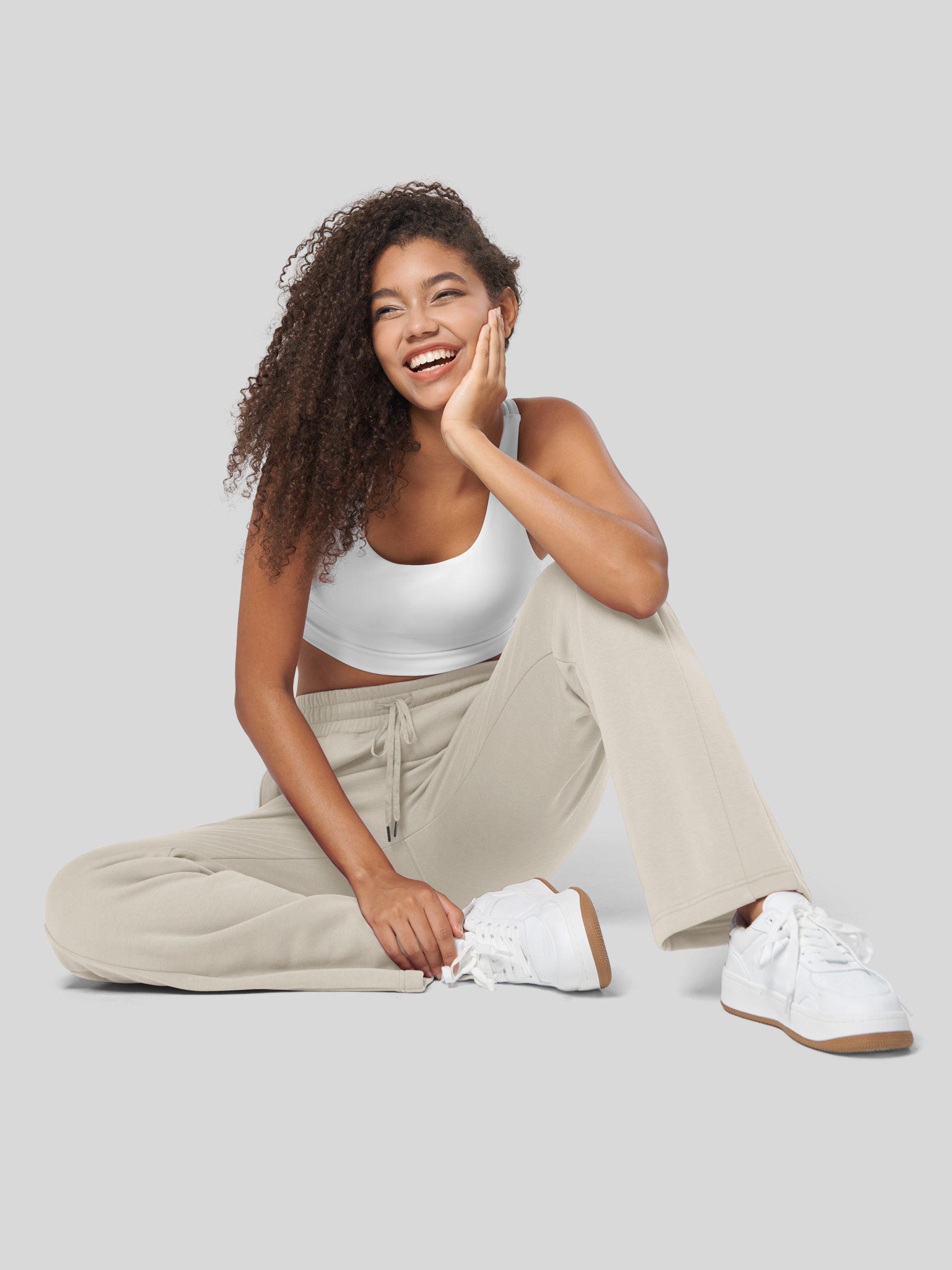 Women's Fleece Straight Leg Sweatpants