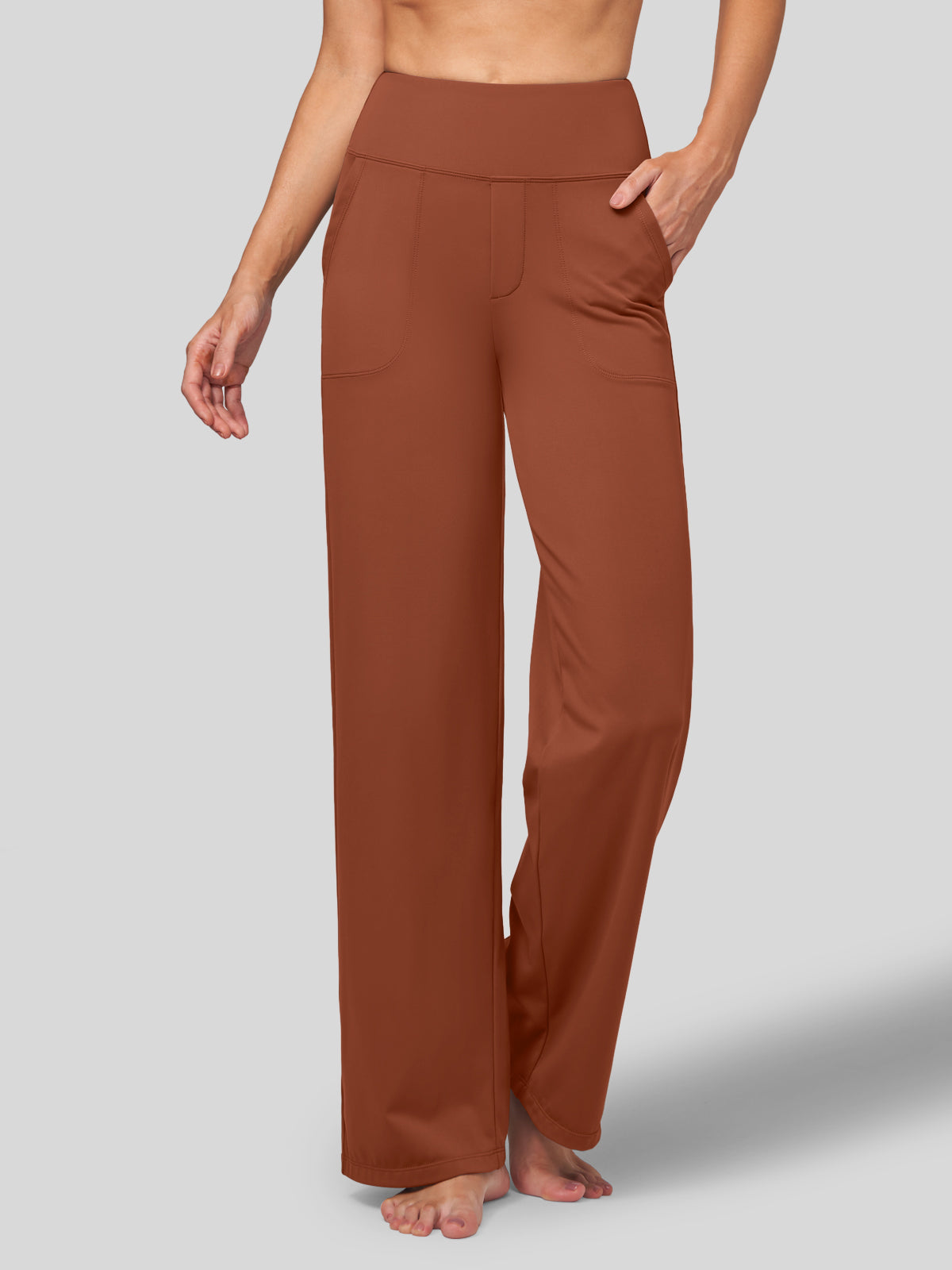 Women's High Rise Yoga Dress Pants