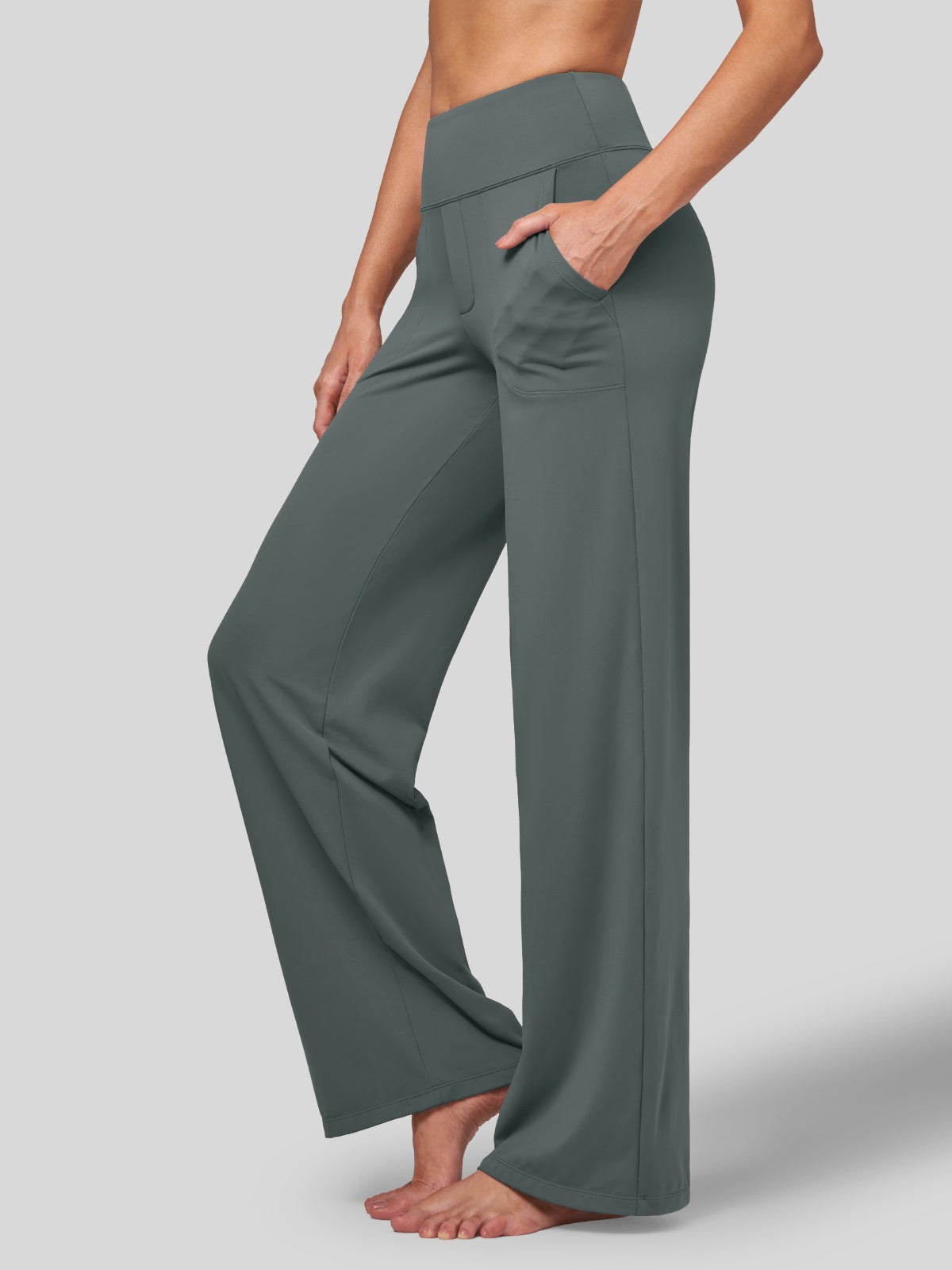 Women's High Rise Yoga Dress Pants