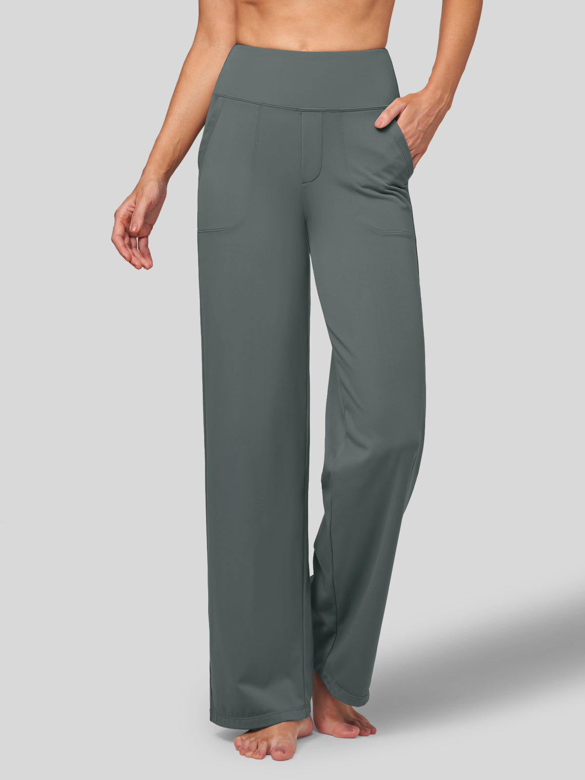 Women's High Rise Yoga Dress Pants