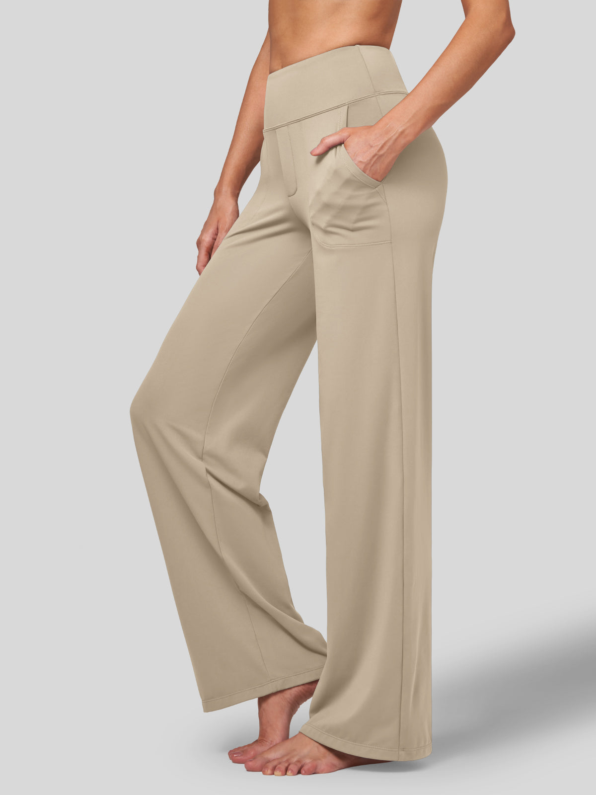 Women's High Rise Yoga Dress Pants