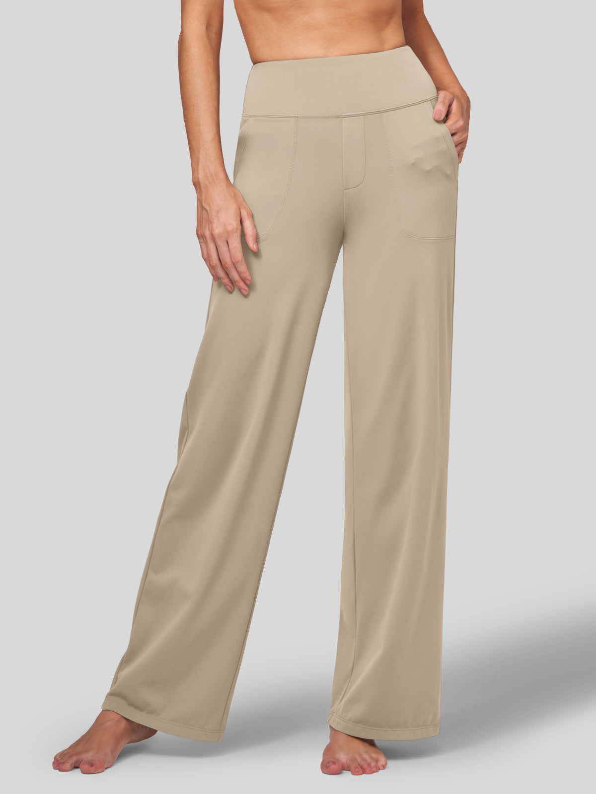 Women's High Rise Yoga Dress Pants