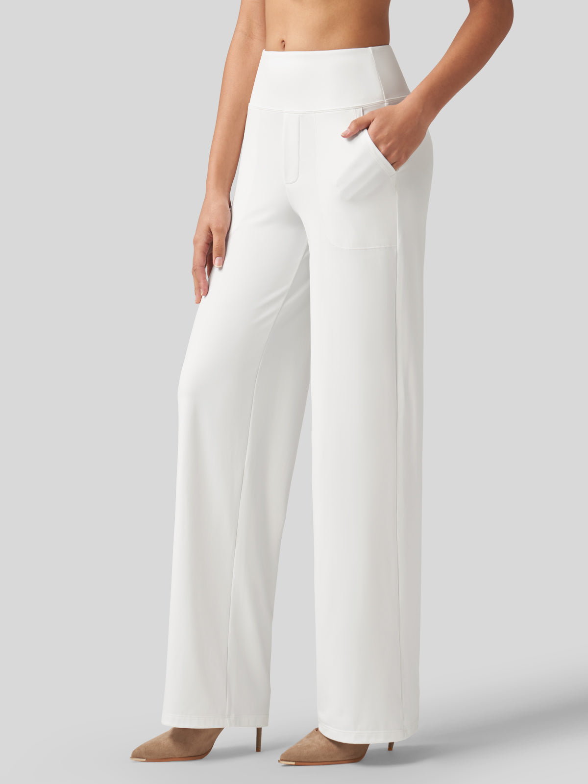 Women's High Rise Yoga Dress Pants