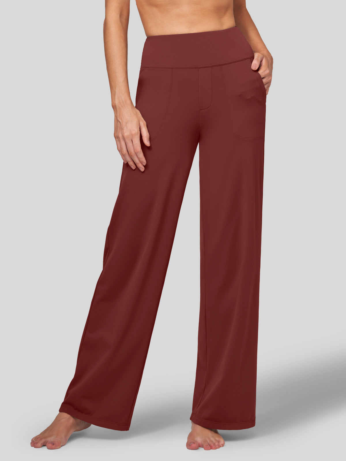 Women's High Rise Yoga Dress Pants