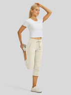 Women's Lightweight Woven Capris